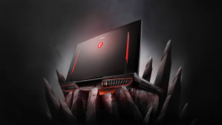 Computer red light demonic creature - screen free wallpaper