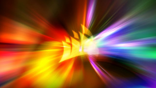 Colorful abstract background blurry person - the center of the image free wallpaper