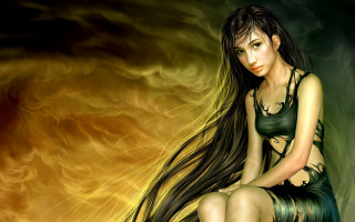 Woman rock hair wind fire - a rock free wallpaper for desktop
