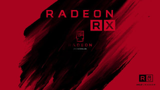 Red black poster radeon rx - rtx free wallpaper for desktop
