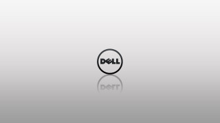Dell logo gray background reflection - a dell logo free wallpaper