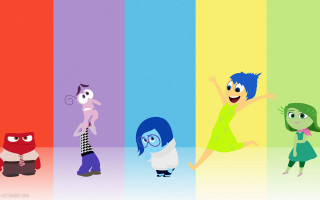 Cartoon characters rainbow wall cat - top of it free wallpaper for desktop