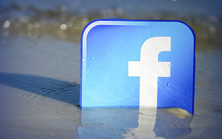 Blue facebook logo water beach - behance hd free wallpaper