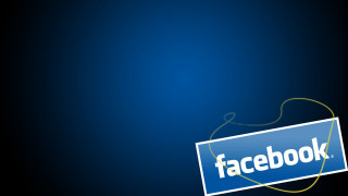 Facebook logo dark blue yellow - a facebook logo free wallpaper