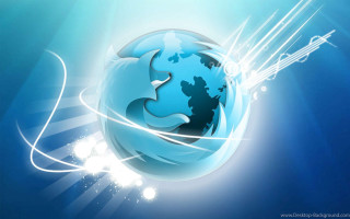 Blue white globe arrow background - white line free wallpaper for desktop