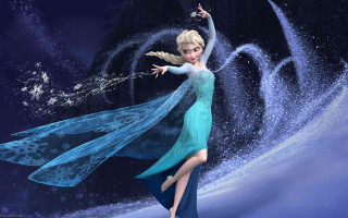 Frozen princess dancing snow magic - princess free wallpaper