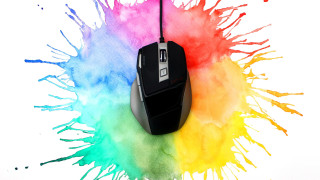 Computer mouse multicolored background paint - professional digital art free wallpaper