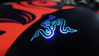 Close up mouse neon sticker - artist free wallpaper