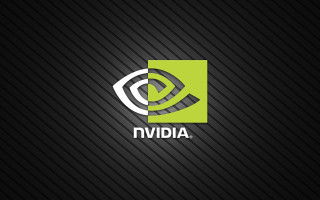 Nvidia logo black background green 2 - the bottom of the logo free wallpaper