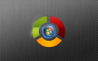 Chrome background colorful logo circular - a colorful logo free wallpaper
