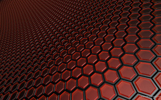 Red black hexagonal background image - hexagonal shape free wallpaper