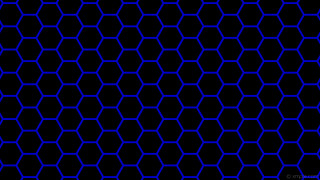 Black blue hexagonal pattern blue - a blue center free wallpaper