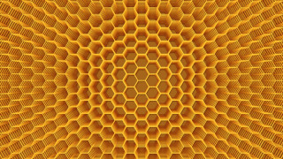 Yellow hexagon honeycomb 3d bathroom - ai weiwei free wallpaper for desktop