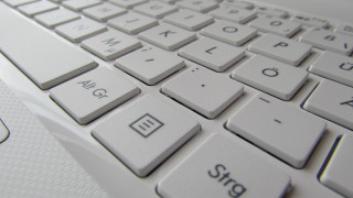 Keyboard closeup white background black - keyboard free wallpaper