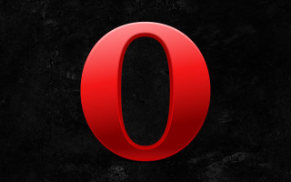 Red letter o black background - ayo free wallpaper for desktop