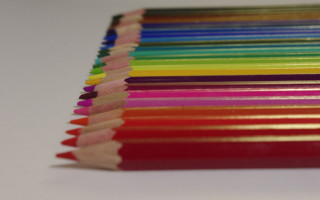 Colored pencils row pastel crayon - pastell free wallpaper