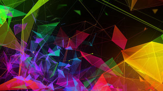 Colorful abstract background triangles lines - a colorful abstract background free wallpaper