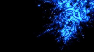 Blue black background star words - the best free wallpaper