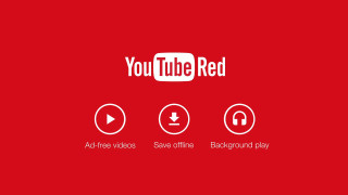 Red background white youtube logos - ahmed yacoubi free wallpaper