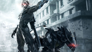 Person robot city gun holding - metal gear free wallpaper for desktop