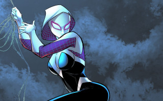 Cartoon character string mask spider - a cartoon character holding free wallpaper