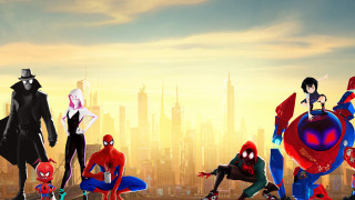 Costumed people city skyline skyscrapers - alton tobey free wallpaper for desktop