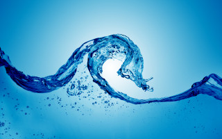 Wave water air blue background 2 - a wave of water free wallpaper