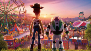 Toy story characters carnival sunset - les automatiste free wallpaper