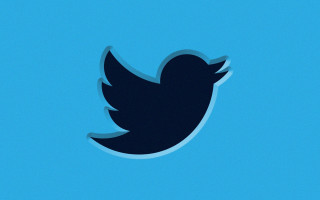 Blue twitter logo black bird - a black bird free wallpaper for desktop