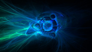 Blue green swirl letter o - swirl free wallpaper for desktop