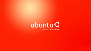 Red wall white ubuntu logo - a red wall free wallpaper