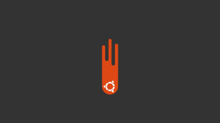 Red black hand rectangle symbol - minimalist free wallpaper