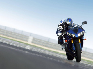 Motorcycle rider track sky fence - a person riding free wallpaper