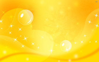 Yellow background stars bubbles swirly - yellow free wallpaper