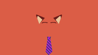 Red purple black tie cat - a cats face free wallpaper