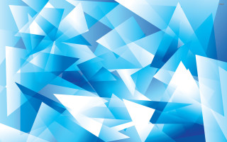 Blue abstract background triangles white - a cubist painting free wallpaper