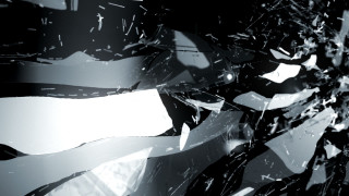 Broken glass window black white 3 - broken free wallpaper