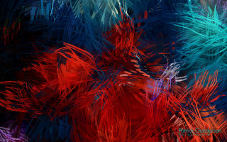 Colorful background feathers red blue - abstract brush stroke free wallpaper