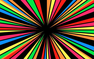 Colorful background black center rainbow - a pop art painting free wallpaper for desktop