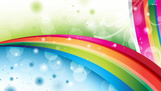 Rainbow colored background white stripe - the bottom of the image free wallpaper for desktop