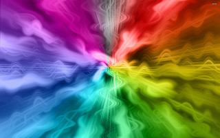 Colorful abstract background rainbow swirl 2 - a black frame free wallpaper