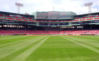 Baseball field green grass red - a green grass field free wallpaper for desktop