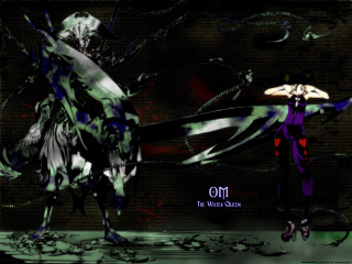 Man riding horse demon wall - rob rey and kentaro miura style free wallpaper