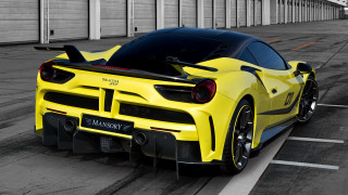 Yellow sports car parking lot 14 - a parking meter free wallpaper