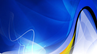 Blue yellow abstract curved white - a white center free wallpaper