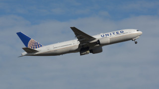 United airlines plane blue white - eiq free wallpaper for desktop