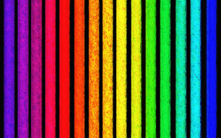 Rainbow colored background black border - bridget riley free wallpaper for desktop