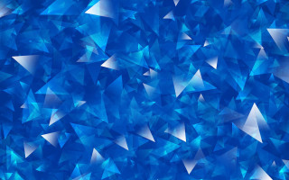 Blue background triangles different sizes - the surface free wallpaper