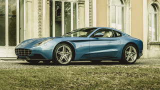 Blue sports car building large 2 - bernardo cavallino free wallpaper