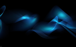 Dark blue wavy black background - a wavy design free wallpaper